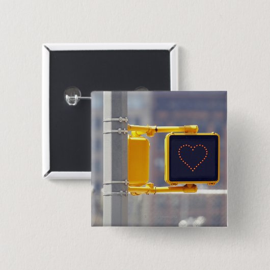 交通標識 缶バッジ (正面&裏面)