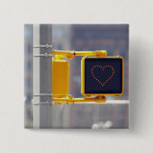 交通標識 缶バッジ (正面)