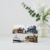 交通機関のヴィンテージの世界 名刺 (スタンド正面)