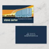交通機関の仲介商のトラックの記号論理学の移動カード 名刺 (正面/裏面)