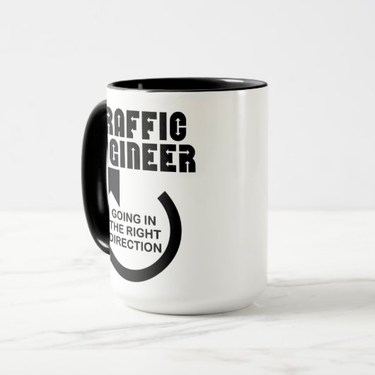 交通機関右方 マグカップ (正面左)