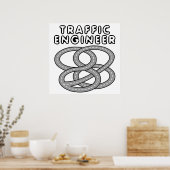 交通機関幹線道路インターチェンジ ポスター (キッチン)