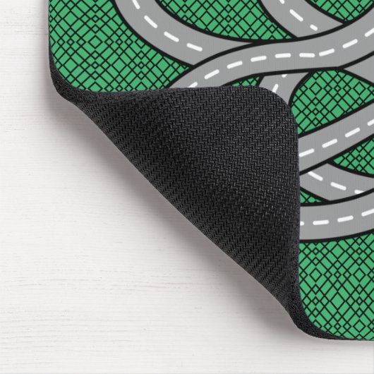 交通機関幹線道路インターチェンジ マウスパッド (コーナー)