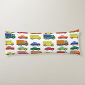 交通機関車のかわいい子供 ボディピロー (裏面)