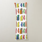 交通機関車のかわいい子供 ボディピロー (裏面 (縦))