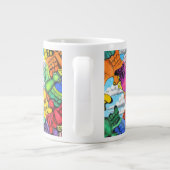 交通渋滞のジャンボマグ ジャンボコーヒーマグカップ (裏面)