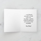 交通渋滞の誕生日 カード (内部)