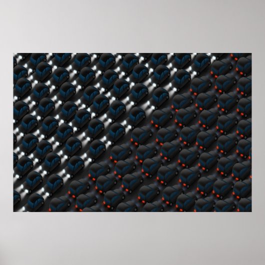 交通渋滞 ポスター (正面)