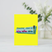 交通渋滞 ポストカード (スタンド正面)