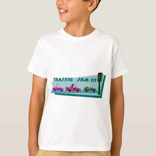 交通渋滞 Tシャツ (正面)