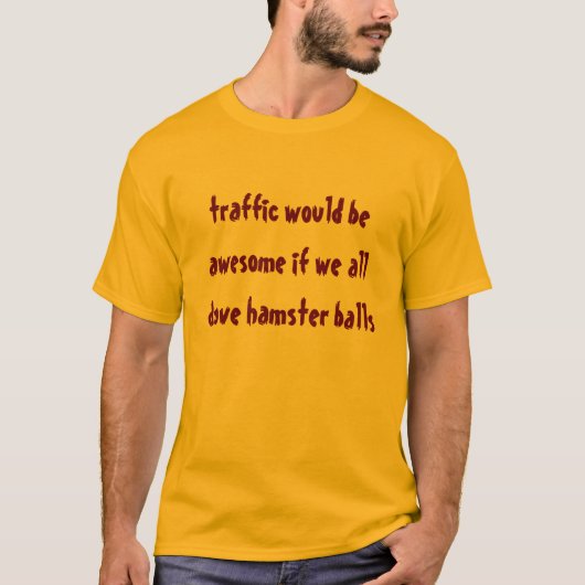交通渋滞 Tシャツ (正面)