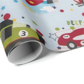 交通漫画 ラッピングペーパー (ロールコーナー)