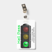 交通灯学校ホール峠 バッジ (裏面 （クリップ付）)