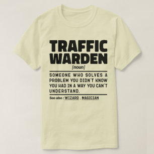 交通監督名詞交通管理専門医 Tシャツ