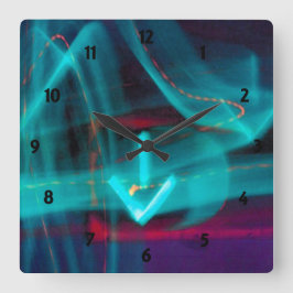 交通矢のカスタムの時計 スクエア壁時計