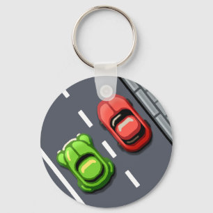 交通突進Keychain キーホルダー