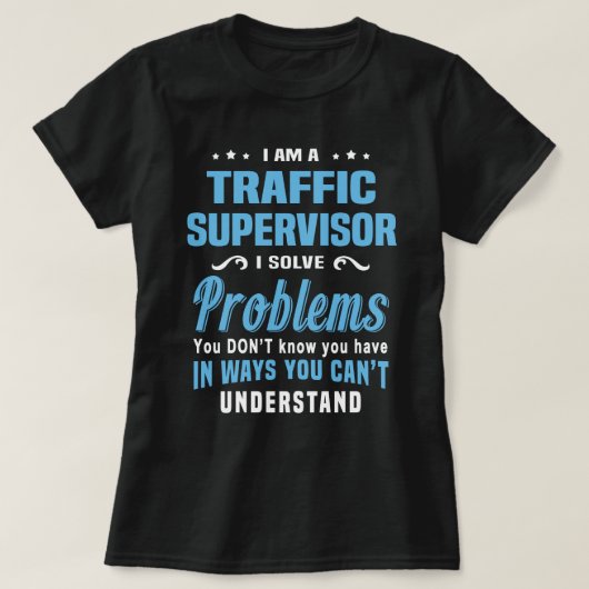 交通管理者 Tシャツ (デザイン正面)
