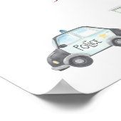 交通誕生日ウェルカムサイン ポスター (角)