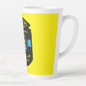 交通警察のおもしろい贈り物 カフェラテマグ (右)