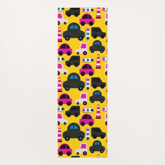 交通車 ヨガマット (裏面)