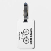 交通量が少ないほど砂利道は楽しい ラゲッジタグ (裏面縦)