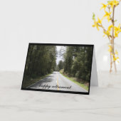 交通量の多い道路 カード (黄色い花)