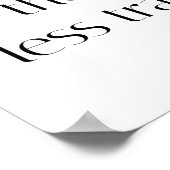 交通量の少ないポスター ポスター (角)