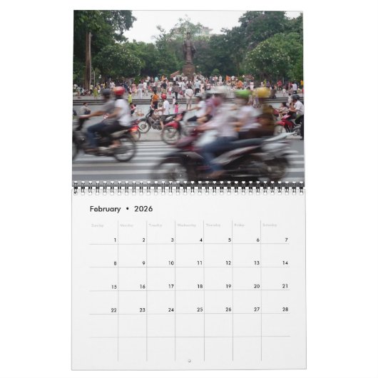 交通2025 カレンダー (2月 2026)