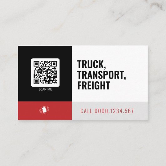 交通・物流 |トラック 名刺 (裏面)
