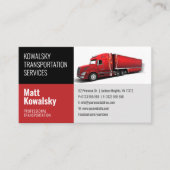 交通・物流 |トラック 名刺 (正面)