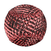 交錯ぼやけ色、桃またはサーモン色 野球ボール (裏面)