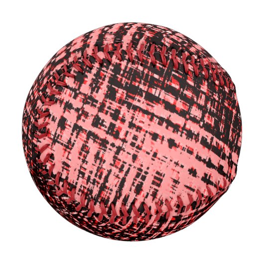 交錯ぼやけ色、桃またはサーモン色 野球ボール (裏面右)