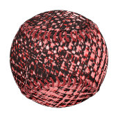 交錯ぼやけ色、桃またはサーモン色 野球ボール (正面)