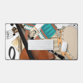 交響曲の楽器 デスクマット (キーボード&マウス)