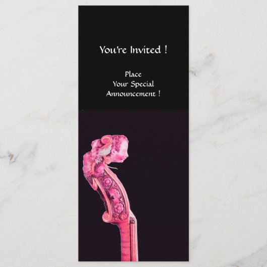 交響曲クラシックコンサート明るい赤紫色 プログラム (正面)