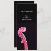 交響曲クラシックコンサート明るい赤紫色 プログラム (正面/裏面)