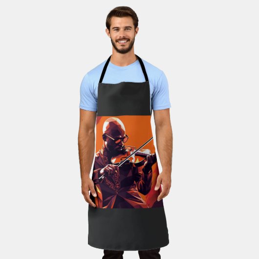 交響曲ファンク#1 エプロン (着用した状態)