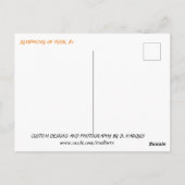 交響曲ファンク#1 ポストカード (裏面)