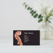 交響曲、クラシック楽器バイオリン巻物 名刺 (スタンド正面)