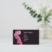 交響曲、クラシック楽器バイオリン巻物 名刺 (スタンド正面)