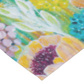 交響曲 ハイドランジア ポピー 花柄 テーブルクロス (アングル)