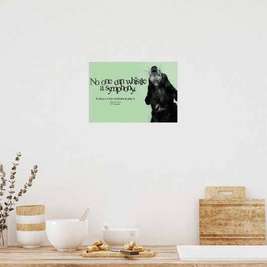 交響曲 ポスター (キッチン)