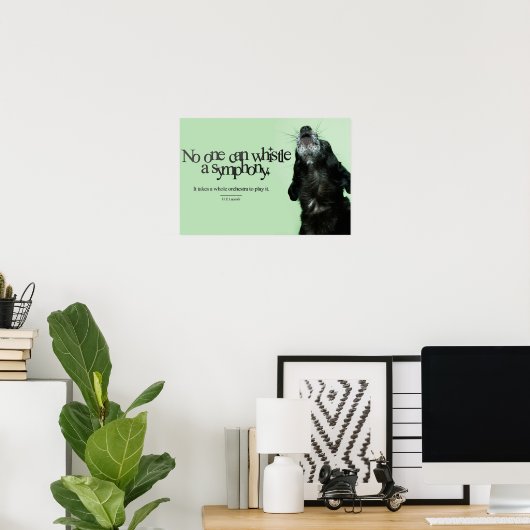 交響曲 ポスター (ホームオフィス)
