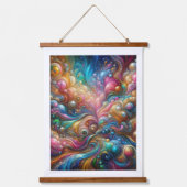 交響楽団オピュランス抽象芸術最高傑作 吊り下げ型タペストリー (正面)