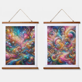 交響楽団オピュランス抽象芸術最高傑作 吊り下げ型タペストリー