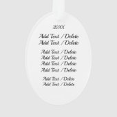 交響楽団オーナメント オーナメント (裏面)