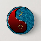 亥年 缶バッジ (正面)