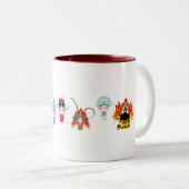 京劇への短い紹介 ツートーンマグカップ (正面右)