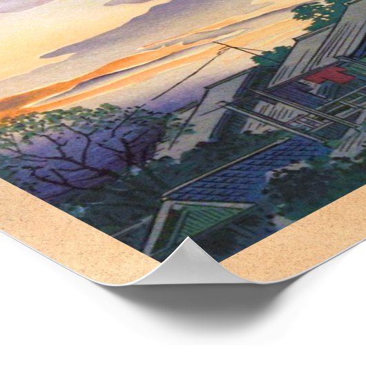 京楽のアトラクション野村八坂パゴダのサンシャイン ポスター (角)