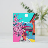 京都さくらんぼ花寺芸術旅行 ポストカード (スタンド正面)